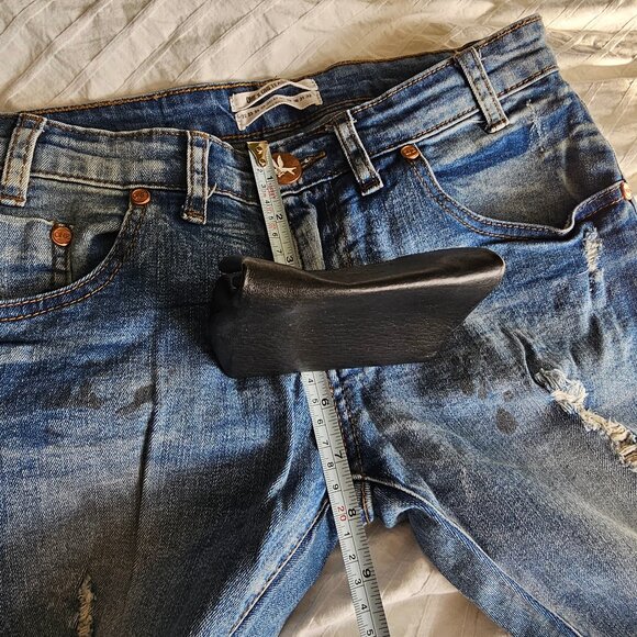 One Teaspoon Freebirds II Low-rise Distressed Skinny Jeans - Blue Blonde - Sz 26 - Picture 12 of 14